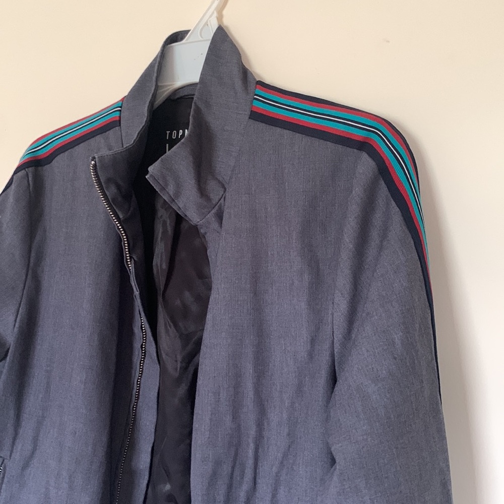 Topman Men Grey lightweight Jacket
